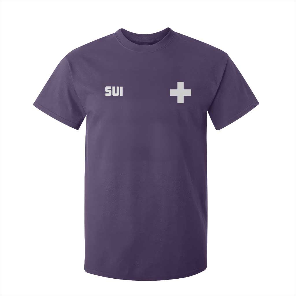 Switzerland T Shirt For Kid Retro Swiss Flag