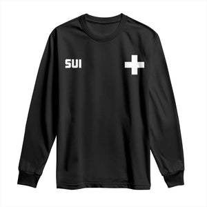 Switzerland Long Sleeve Shirt Retro Swiss Flag