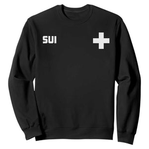 Switzerland Sweatshirt Retro Swiss Flag