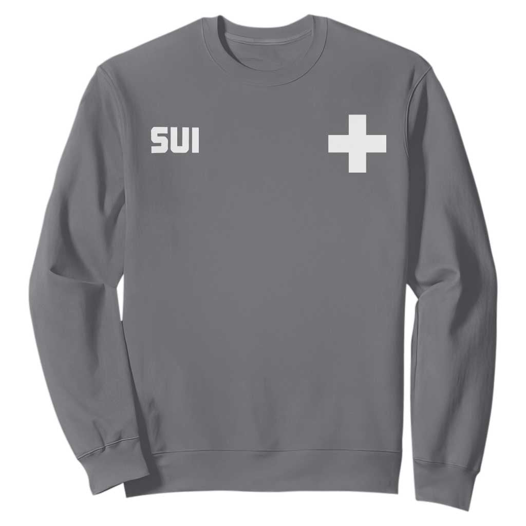 Switzerland Sweatshirt Retro Swiss Flag
