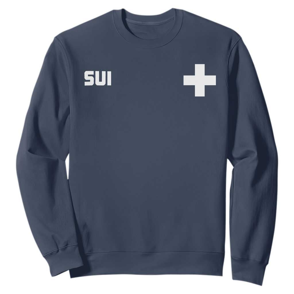 Switzerland Sweatshirt Retro Swiss Flag