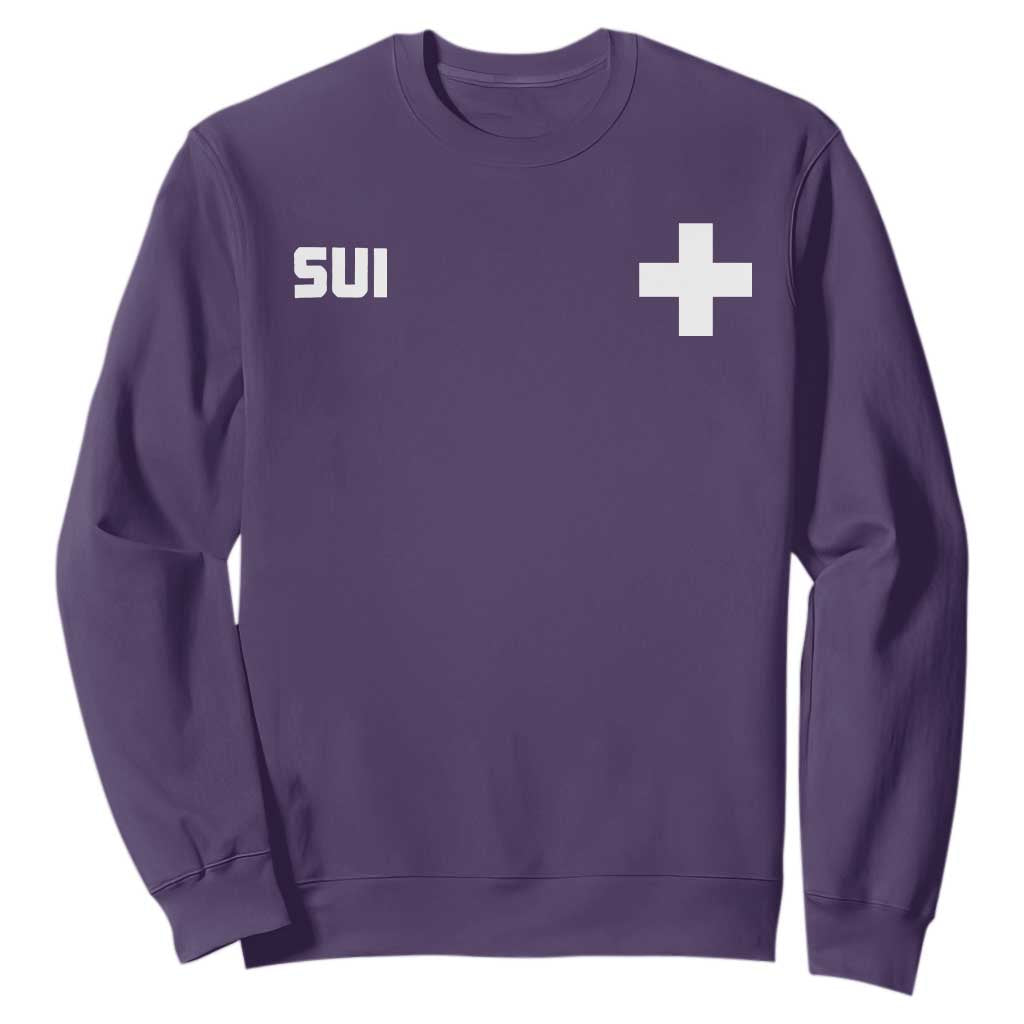 Switzerland Sweatshirt Retro Swiss Flag