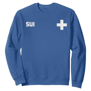 Switzerland Sweatshirt Retro Swiss Flag