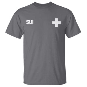 Switzerland T Shirt Retro Swiss Flag