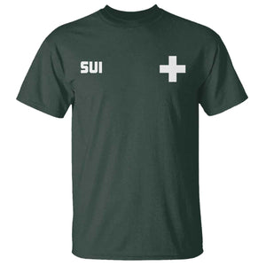 Switzerland T Shirt Retro Swiss Flag