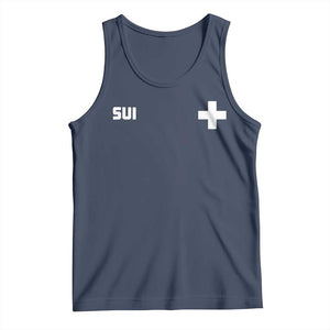 Switzerland Tank Top Retro Swiss Flag