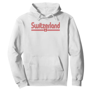 Switzerland Fan Retro Vintage Flag Hoodie