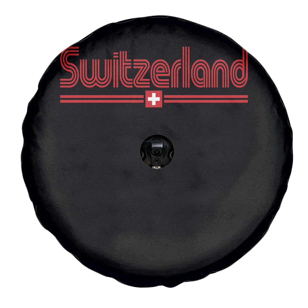 Switzerland Fan Retro Vintage Flag Spare Tire Cover TS10 Print Your Wear