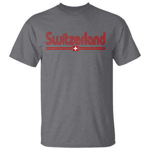 Switzerland Fan Retro Vintage Flag T Shirt