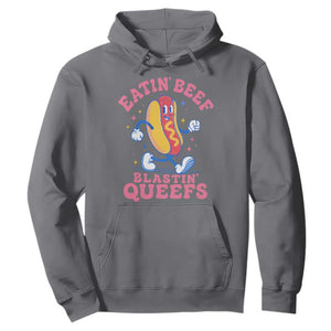 Hotdog Eatin Beef Blastin Queefs Inappropriate Hoodie Funny Cringe Offensive Humor