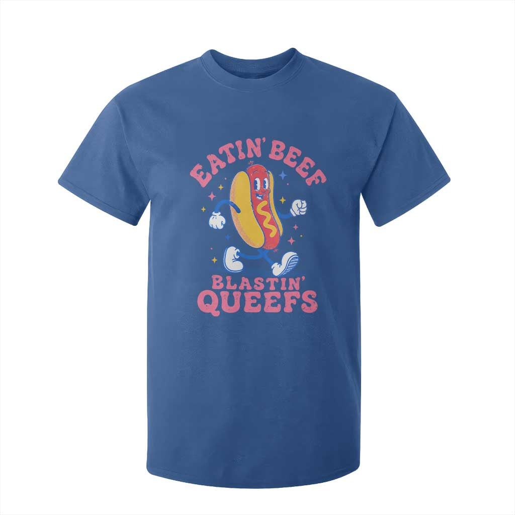 Hotdog Eatin Beef Blastin Queefs Inappropriate T Shirt For Kid Funny Cringe Offensive Humor