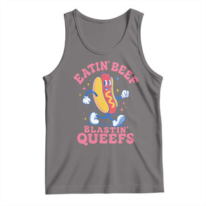 Hotdog Eatin Beef Blastin Queefs Inappropriate Tank Top Funny Cringe Offensive Humor