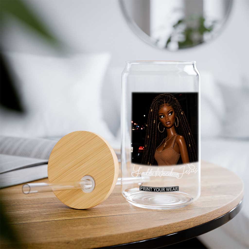 Need-Jesus Sarcastic Afro Doll Meme Funny Saying Christian Glass Can Black Girl African Pride TS10 Print Your Wear