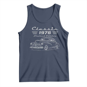 50th Birthday Tank Top Vintage Retro Car Classic 1976 50 Year Old Gift