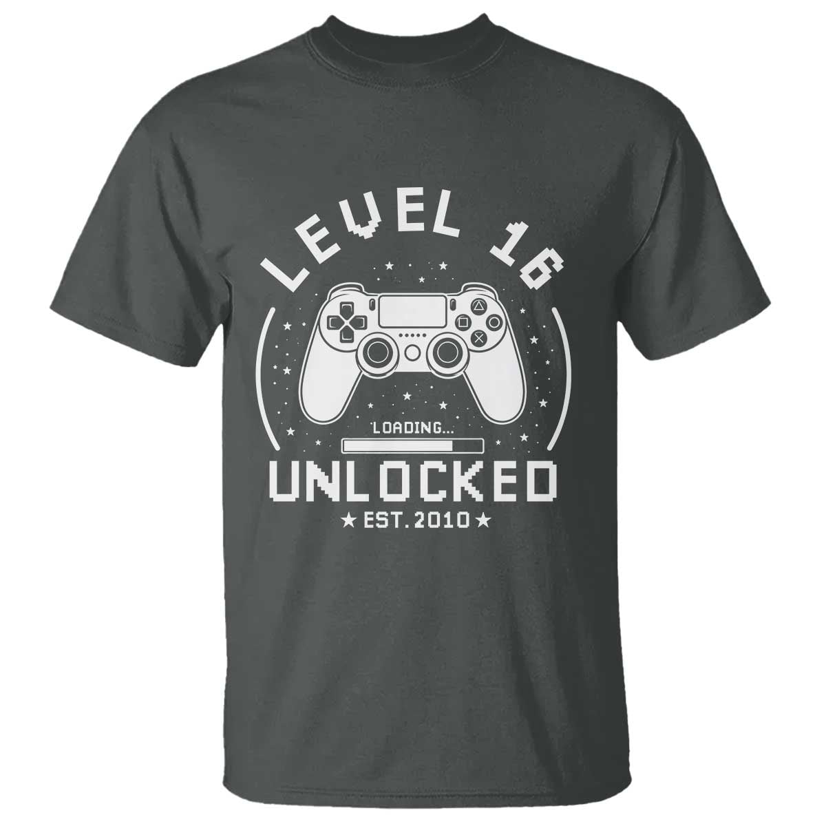 Level 16 Unlocked Video Gamer 16th Birthday Gift T Shirt Vintage 2010 16 Year Old Gift