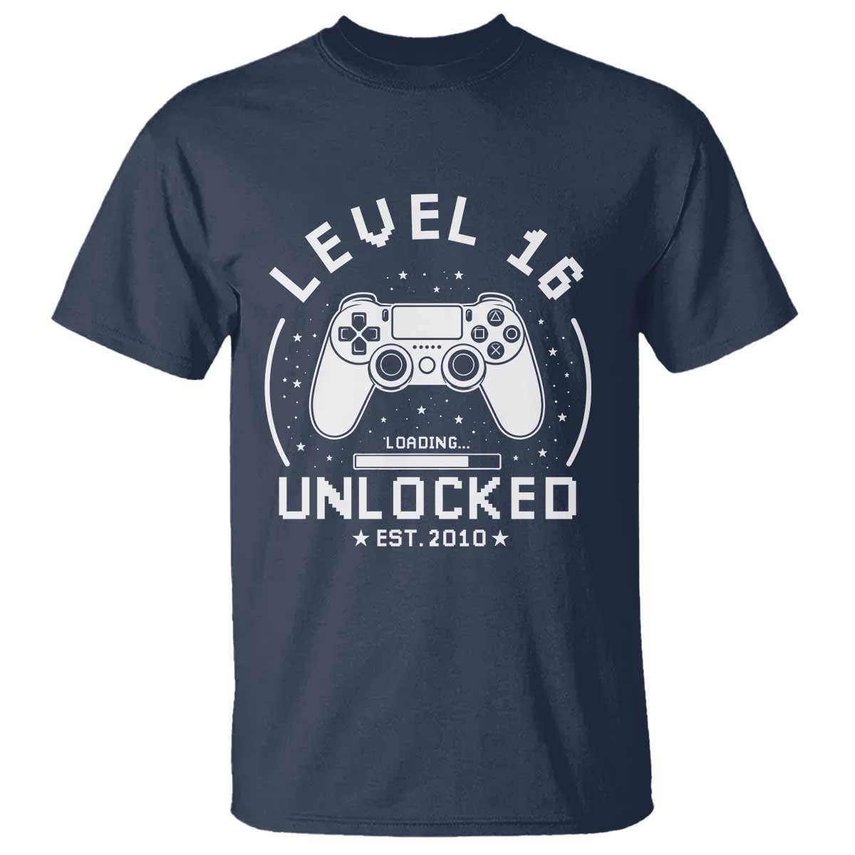 Level 16 Unlocked Video Gamer 16th Birthday Gift T Shirt Vintage 2010 16 Year Old Gift
