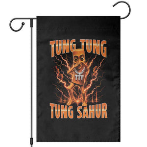 Tung Tung Tung Sahur is Calling Scuba Dance Meme Garden Flag Italian Brainrot TS10 Black Print Your Wear