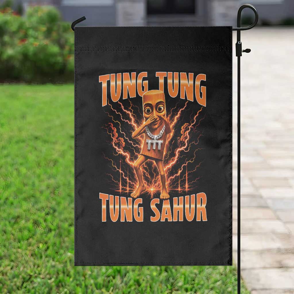 Tung Tung Tung Sahur is Calling Scuba Dance Meme Garden Flag Italian Brainrot TS10 Print Your Wear