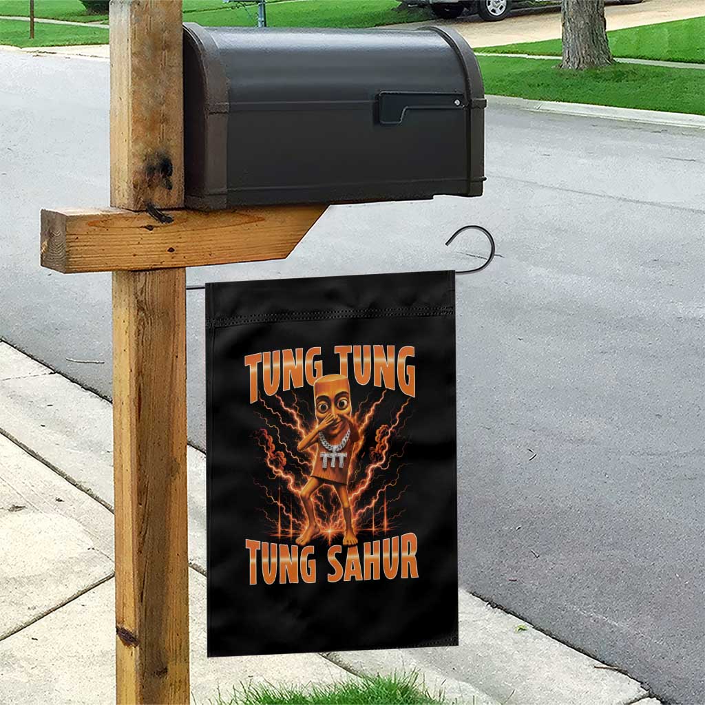 Tung Tung Tung Sahur is Calling Scuba Dance Meme Garden Flag Italian Brainrot TS10 Print Your Wear