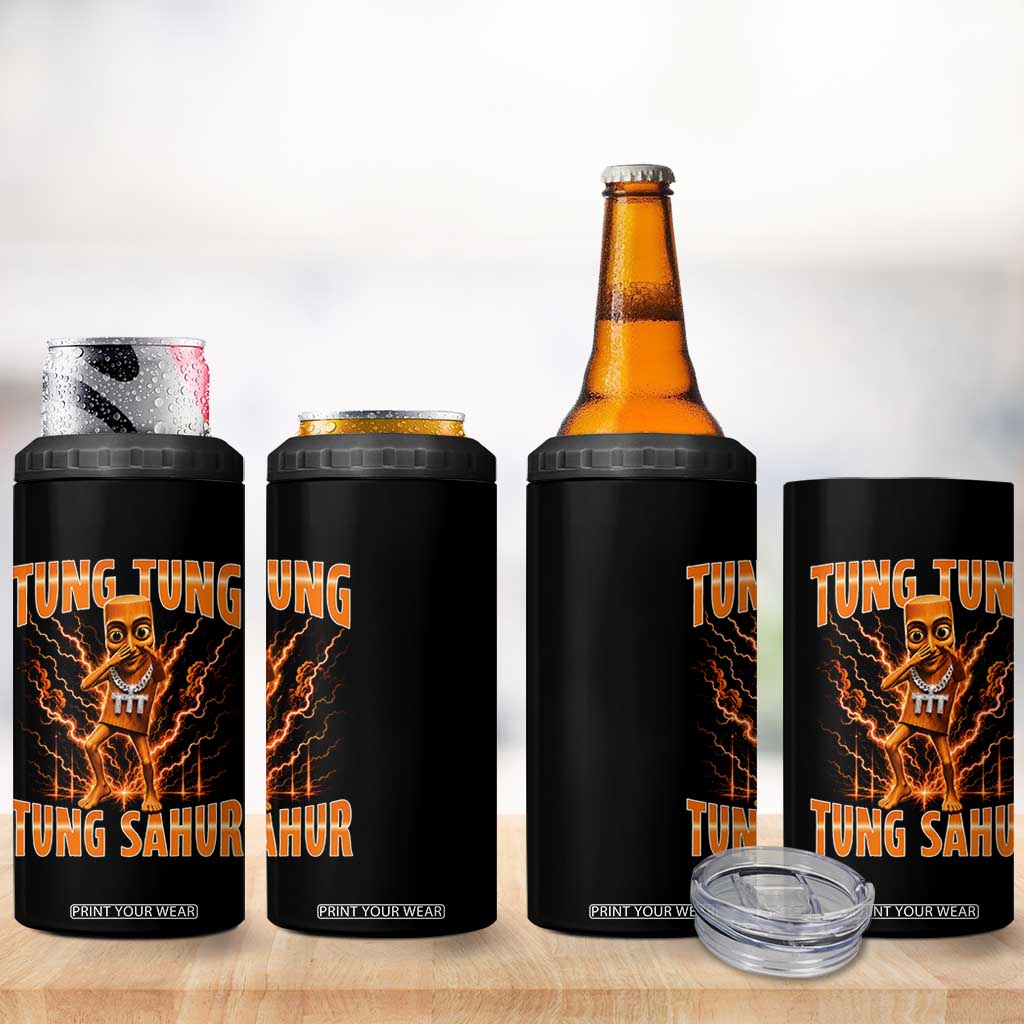 Tung Tung Tung Sahur is Calling Scuba Dance Meme 4 in 1 Can Cooler Tumbler Italian Brainrot TS10 Print Your Wear