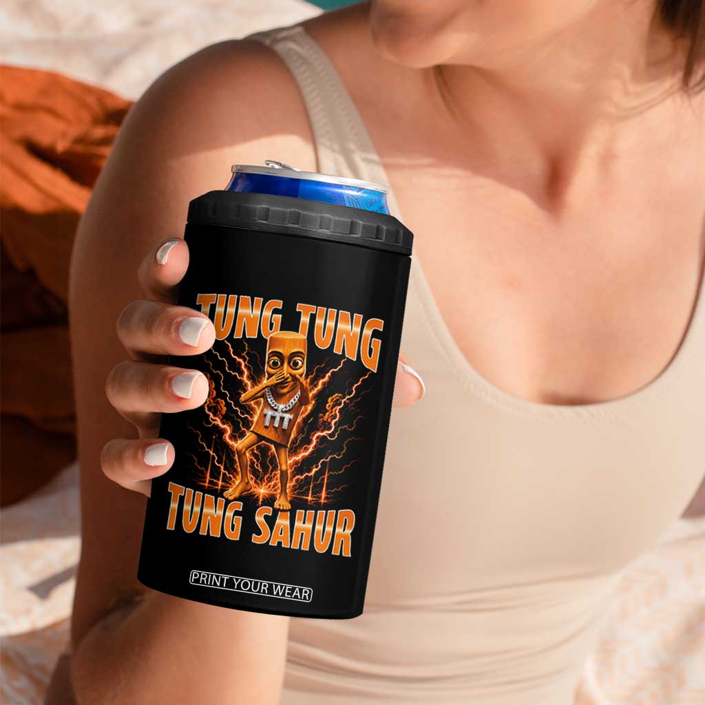 Tung Tung Tung Sahur is Calling Scuba Dance Meme 4 in 1 Can Cooler Tumbler Italian Brainrot TS10 Print Your Wear