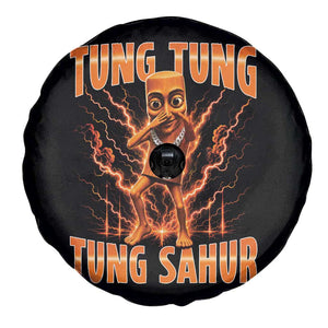 Tung Tung Tung Sahur is Calling Scuba Dance Meme Spare Tire Cover Italian Brainrot TS10 Print Your Wear