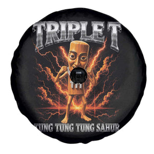 Triple T Tung Tung Tung Sahur Brainrot Meme Spare Tire Cover TS10 Print Your Wear