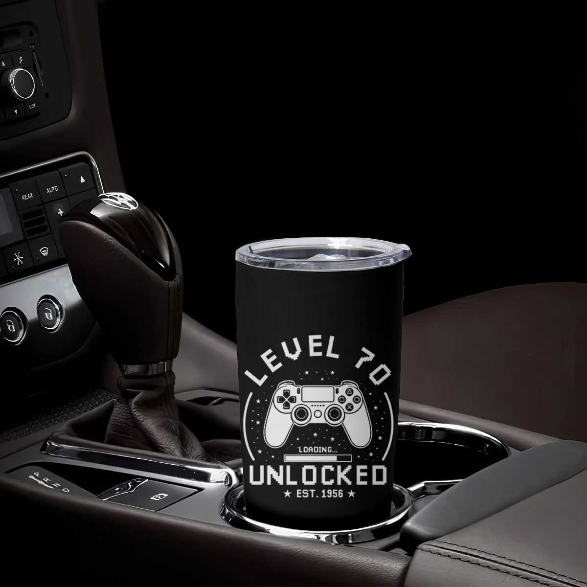 Level 70 Unlocked Video Gamer 70th Birthday Gift Tumbler Cup Vintage 1956 70 Year Old Gift