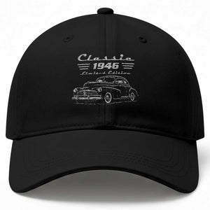 80th Birthday Baseball Cap Vintage Retro Car Classic 1946 80 Year Old Gift