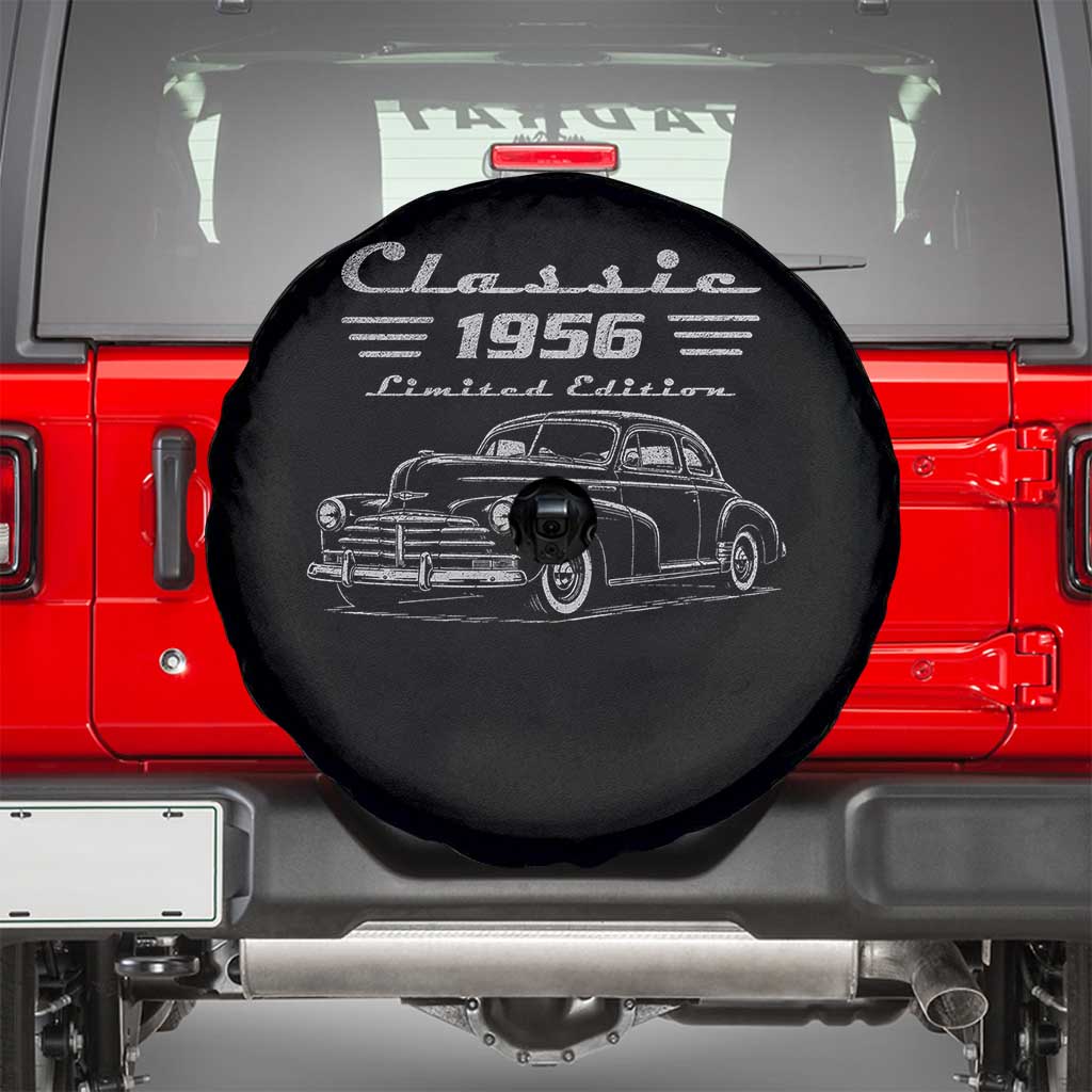 70th Birthday Spare Tire Cover Vintage Retro Car Classic 1956 70 Year Old Gift