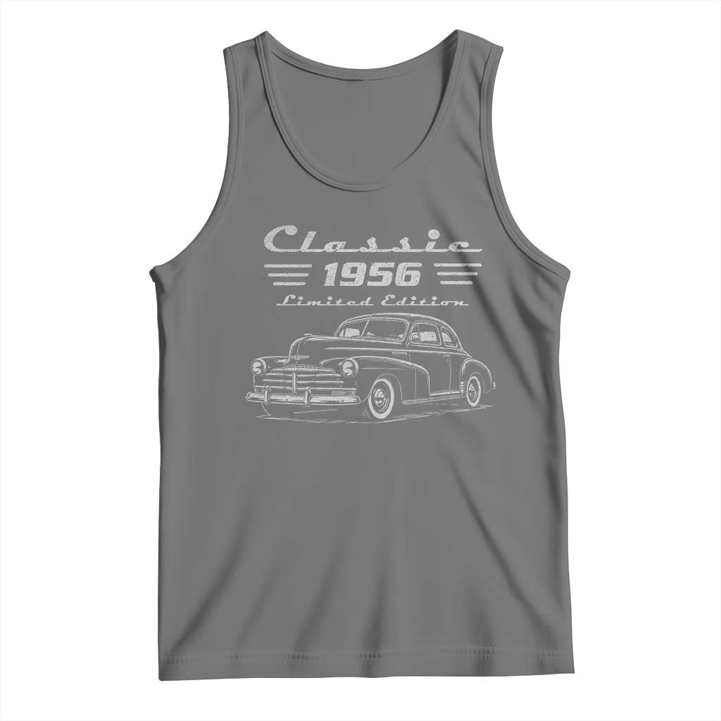 70th Birthday Tank Top Vintage Retro Car Classic 1956 70 Year Old Gift
