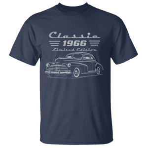 60th Birthday T Shirt Vintage Retro Car Classic 1966 60 Year Old Gift