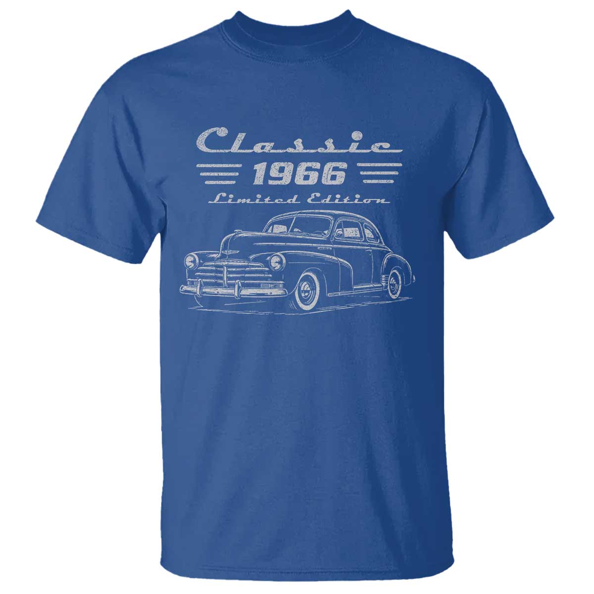 60th Birthday T Shirt Vintage Retro Car Classic 1966 60 Year Old Gift