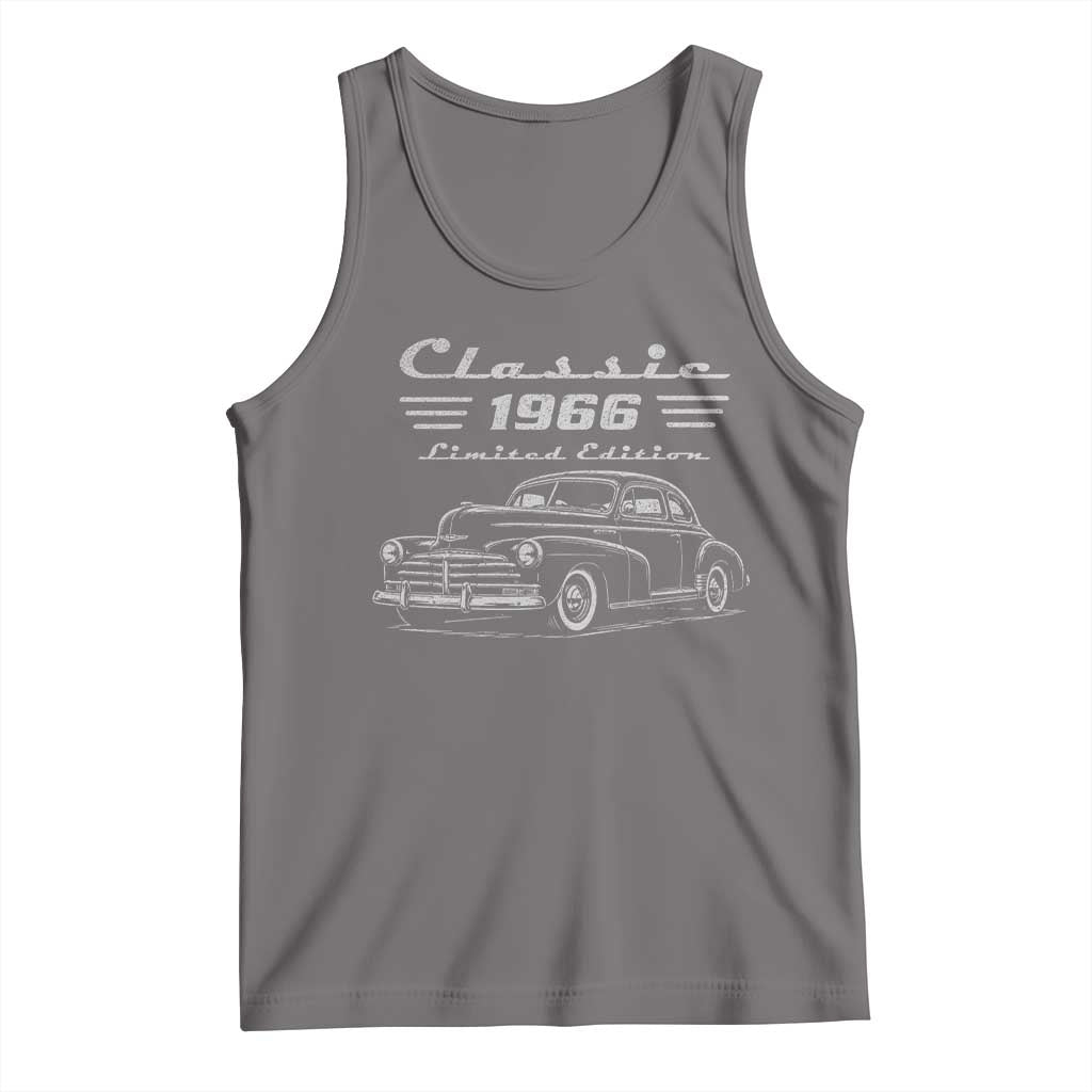 60th Birthday Tank Top Vintage Retro Car Classic 1966 60 Year Old Gift