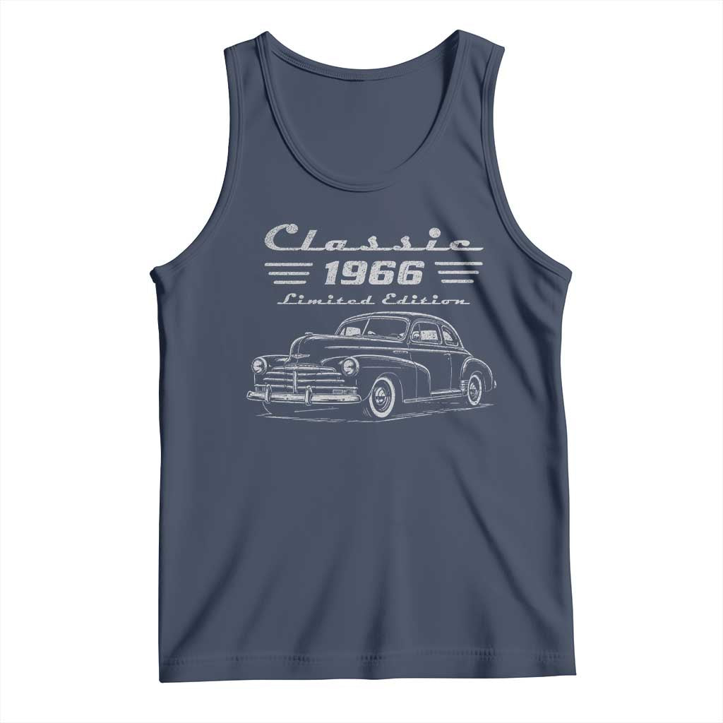 60th Birthday Tank Top Vintage Retro Car Classic 1966 60 Year Old Gift