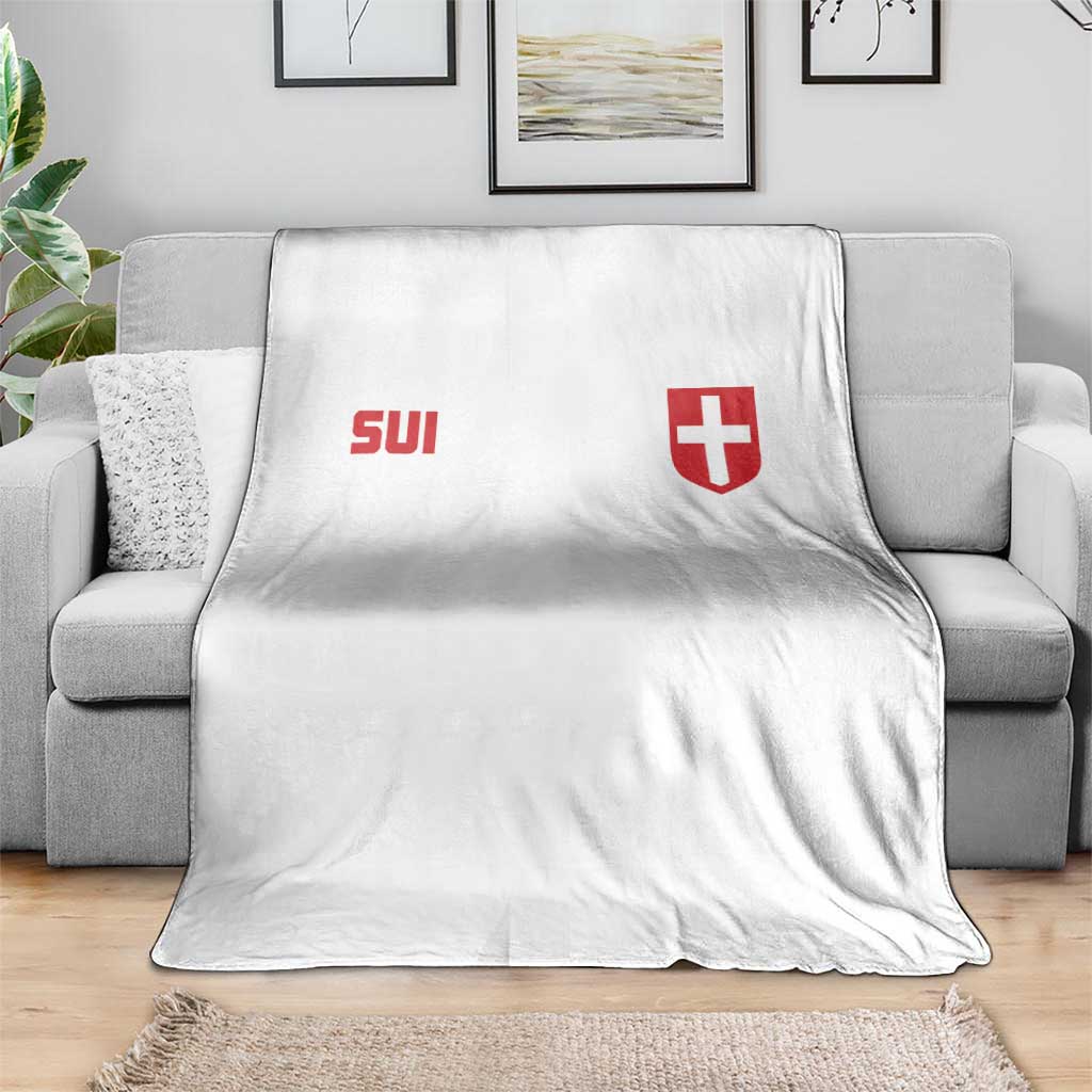Switzerland Throw Blanket Vintage Retro Swiss Flag TS10 Print Your Wear