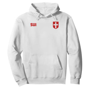 Switzerland Hoodie Vintage Retro Swiss Flag