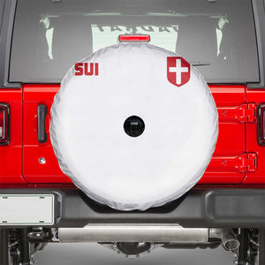 Switzerland Spare Tire Cover Vintage Retro Swiss Flag TS10 White Print Your Wear