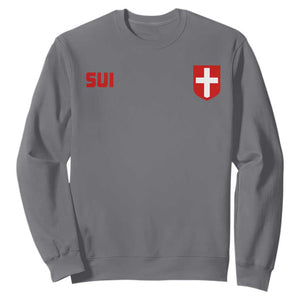 Switzerland Sweatshirt Vintage Retro Swiss Flag
