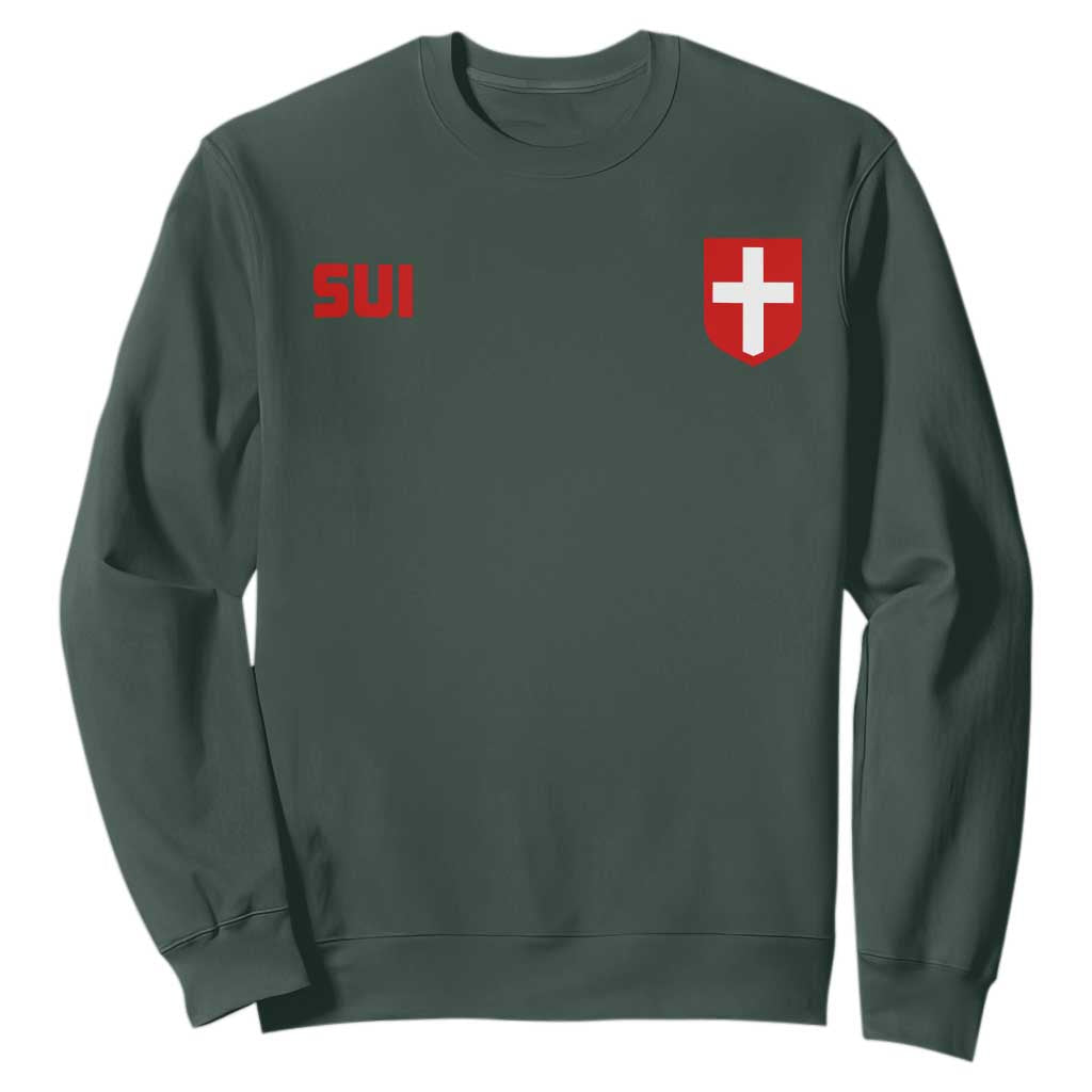 Switzerland Sweatshirt Vintage Retro Swiss Flag
