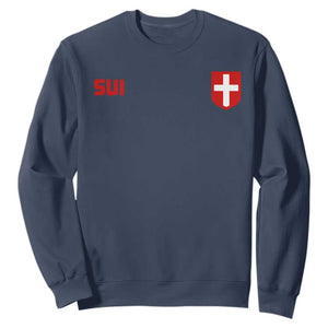 Switzerland Sweatshirt Vintage Retro Swiss Flag