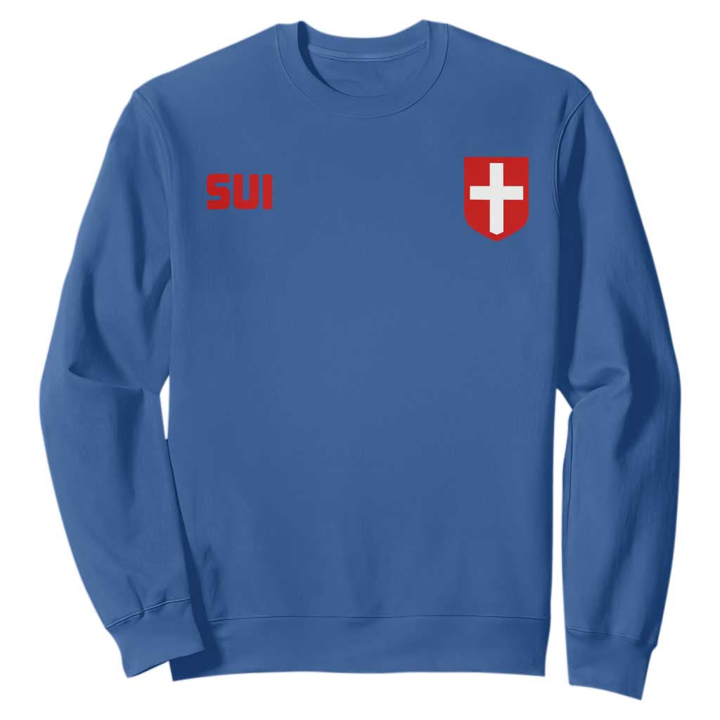 Switzerland Sweatshirt Vintage Retro Swiss Flag