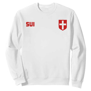 Switzerland Sweatshirt Vintage Retro Swiss Flag