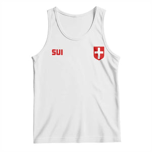 Switzerland Tank Top Vintage Retro Swiss Flag
