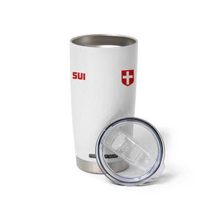 Switzerland Tumbler Cup Vintage Retro Swiss Flag TS10 Print Your Wear