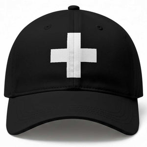Swiss Vintage Cross Flag Switzerland Baseball Cap