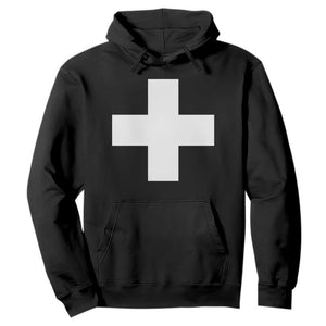 Swiss Vintage Cross Flag Switzerland Hoodie