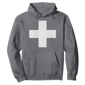 Swiss Vintage Cross Flag Switzerland Hoodie