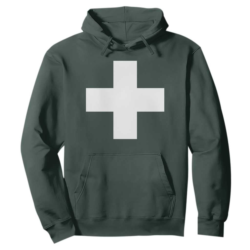 Swiss Vintage Cross Flag Switzerland Hoodie