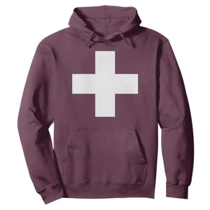 Swiss Vintage Cross Flag Switzerland Hoodie